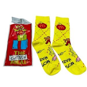 McDonald’s 2025 Yellow Grinch Socks
